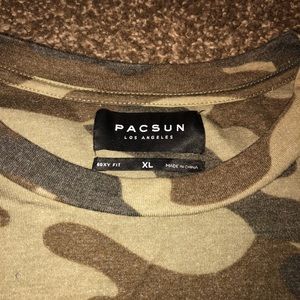 Pac Sun XL t shirt camo